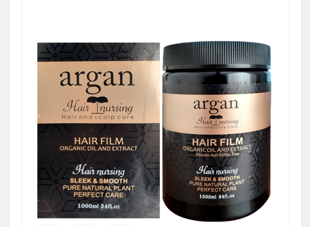 ماسک مو کراتینه آرگان argan مدل Hair nursing حجم ۱۰۰۰ میل