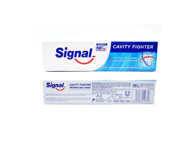 خمیر دندان سیگنال signal مدل cavity fighter حجم 100 میل