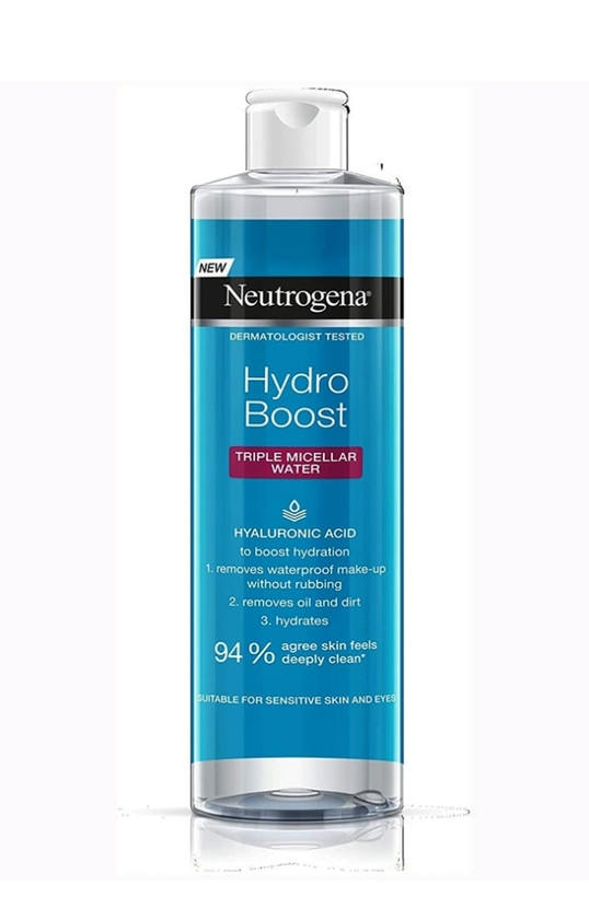پاک کننده آرایش میسلار واتر Hydro Boost نوتروژینا حجم ۴۰۰ میل