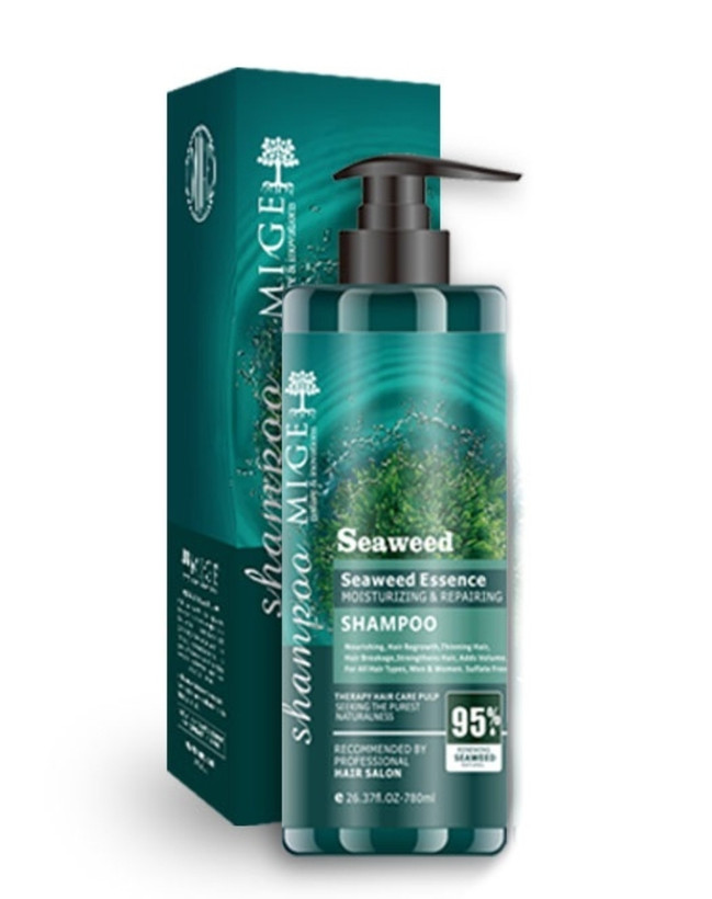 شامپو فری سولفات و ترمیم کننده مو جلبک دریایی گویک Seaweed
