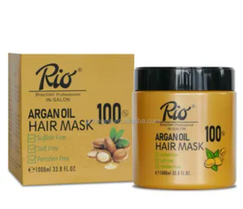 ماسک مو داخل حمام حاوی ارگان و بدون سولفات یک کیلویی ریو RIO