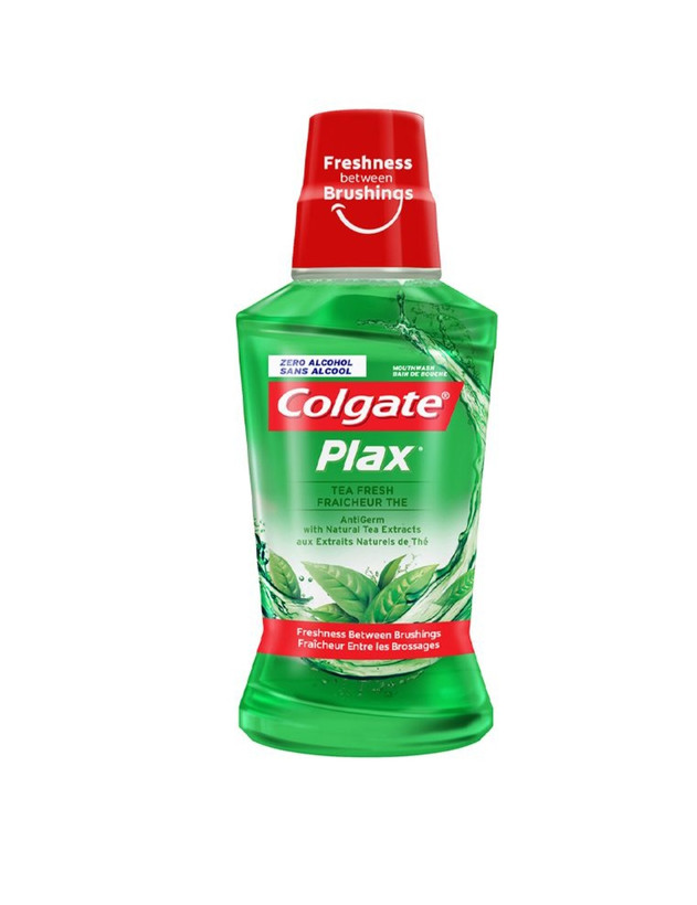 دهانشویه کلگیت سری Plax مدل Tea fresh حجم 250 میلی لیتر