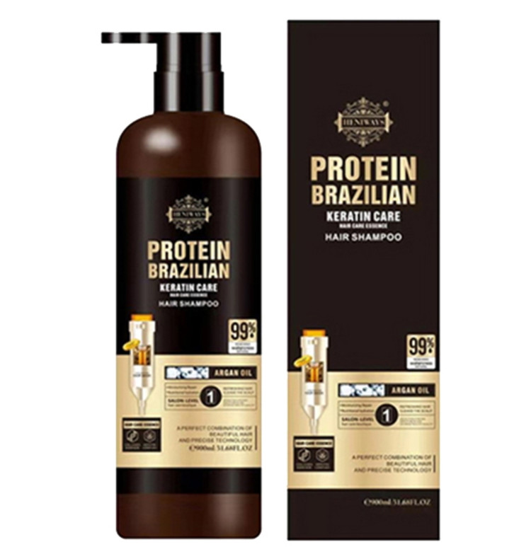شامپو پروتئین و کراتینه برزیلین 900میل PROTEIN BRAZILIAN