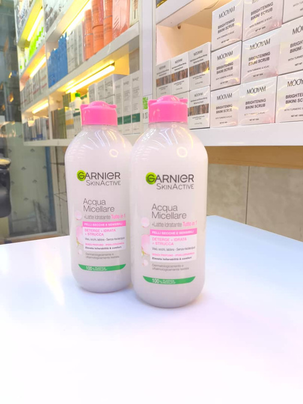 میسلار واتر مدل Water + Moisturizing Milk گارنیر 400 میل