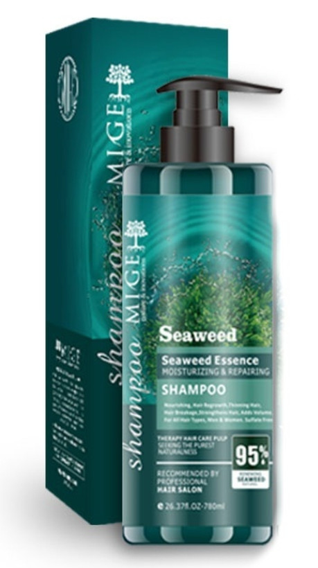 شامپو میگه ترمیم کننده مو جلبک دریایی Seaweed Mige