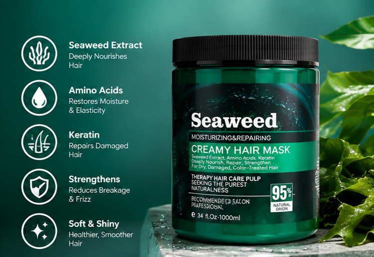 ماسک مو کراتین جلبک دریایی گوک Seaweed