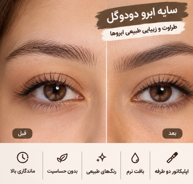 سایه سه رنگ DODOGL با پیکمنت بالا | بسته ۲۴ عددی